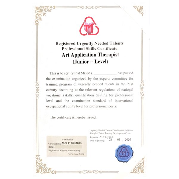 Shanghai Art Application Therapist